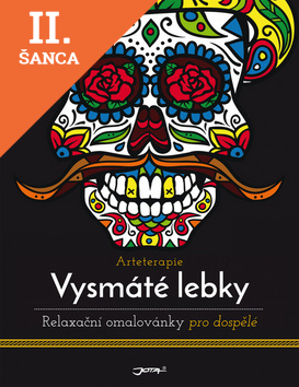 Lacná kniha Arteterapie - Vysmáté lebky - relaxační omalovánky pro dospělé