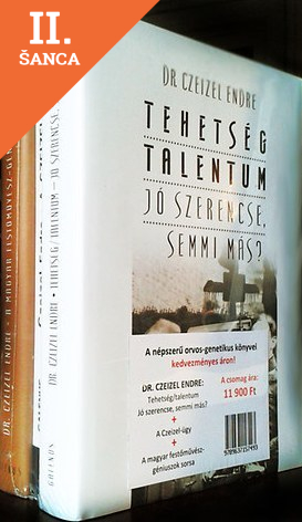 Lacná kniha Dr. Czeizel Endre könyvcsomag 2. - Tehetség/talentum - Jó szerencse, semmi más? - A Czeizel-ügy - A Magyar festőművész géniuszok sorsa