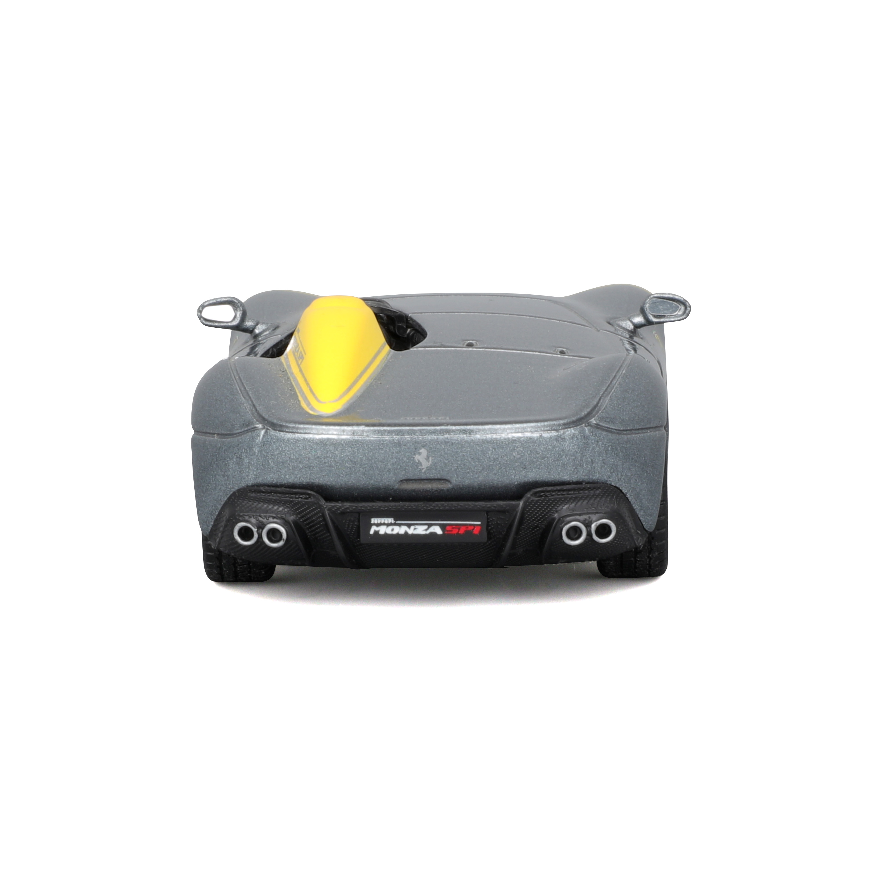 Bburago 1:43 Ferrari  Signature Series - Ferrari Monza SP1 - Silver/ Yellow