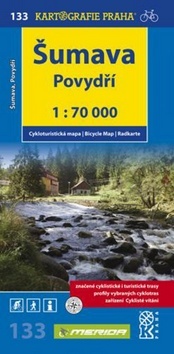 Šumava Povydří 1:70 000 cyklomapa