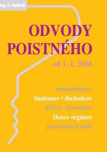 Odvody poistného od 1. 1. 2016