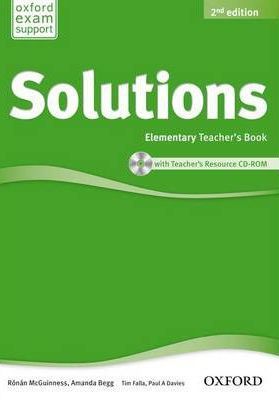 Solutions Elementary Teacher's Book 2nd Edition + CD-ROM