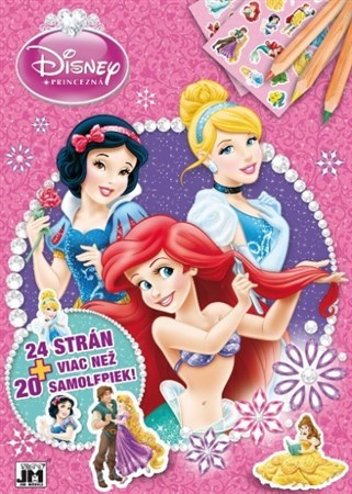 Princezná - 24 strán + viac než 20 samolepiek! A4