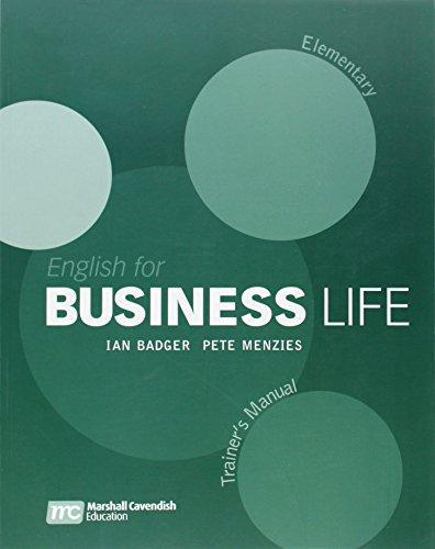English for Business Life Elementary Trainer's Manual