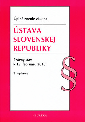 Ústava SR Úzz 3. vyd. 2016