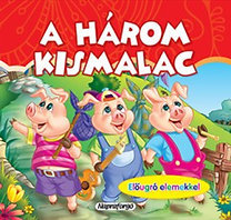 Mini pop-up - A három kismalac - Előugró elemekkel