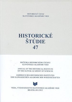 Historické štúdie 47 - Daniela Kodajová