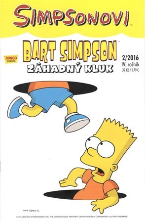 Kniha Simpsonovi - Bart Simpson 2/2016 - Záhadný kluk