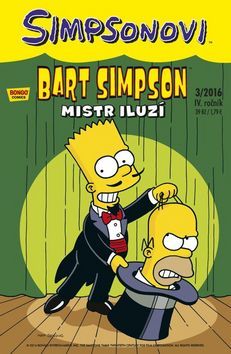 Kniha Bart Simpson: Mistr iluzí