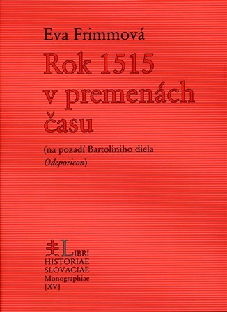 Kniha Rok 1515 v premenách času - Eva Frimmová