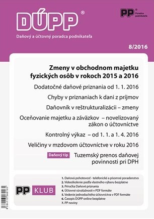 DUPP 8 2016 Zmeny v obchodnom majetku fyzických osôb