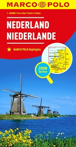 Nízozemsko 1:300T/mapa (ZoomSystem) MD