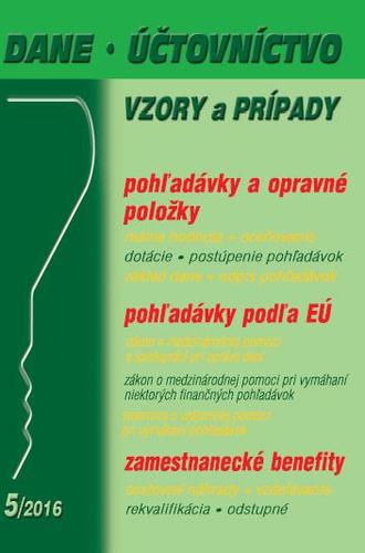 Dane, účtovníctvo vzory a prípady 5 2016