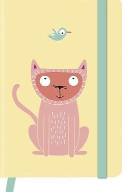 GreenJournal small LARSEN Funny Cats 10x15