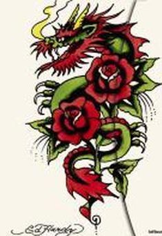 Ed Hardy Dragon Magneto Journal large