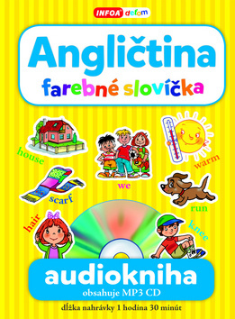 Angličtina Farebné slovíčka + CD