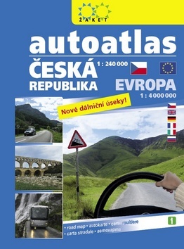 Autoatlas ČR 1:240 000 + Evropa 1:4 000 000