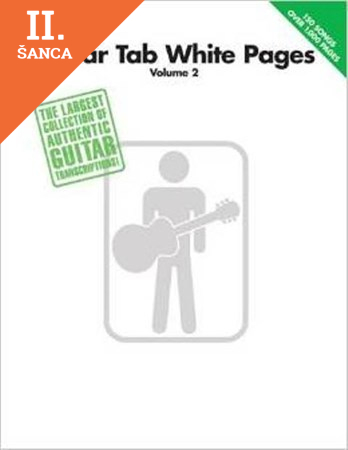Lacná kniha Guitar Tab White Pages Volume 2