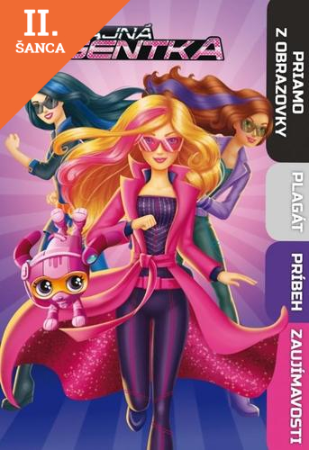 Lacná kniha Barbie Tajná agentka - Knižka s plagátom