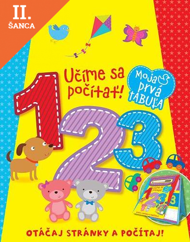 Lacná kniha Učíme sa počítať - Moja prvá tabuľa
