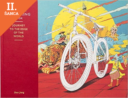 Lacná kniha The Bicycle Colouring Book - Journey to the Edge of the World