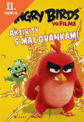 Lacná kniha Angry Birds vo filme - Aktivity s maľovankami