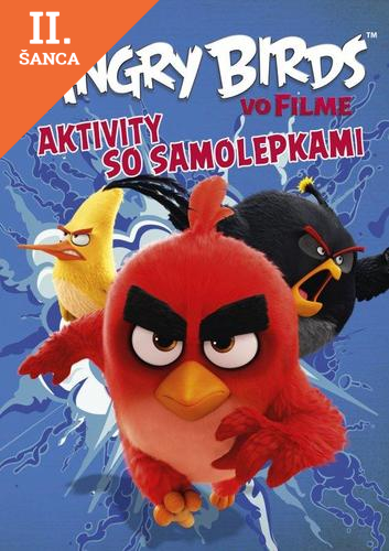 Lacná kniha Angry Birds vo filme - Aktivity so samolepkami