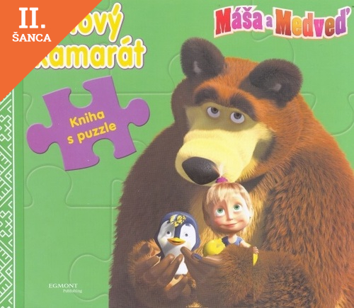 Lacná kniha Máša a medveď - Nový kamarát - Kniha s puzzle