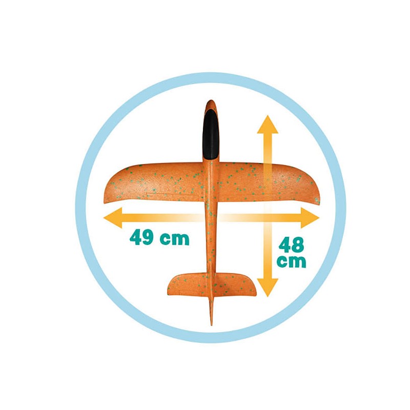Penové lietadlo -Glider 48cm