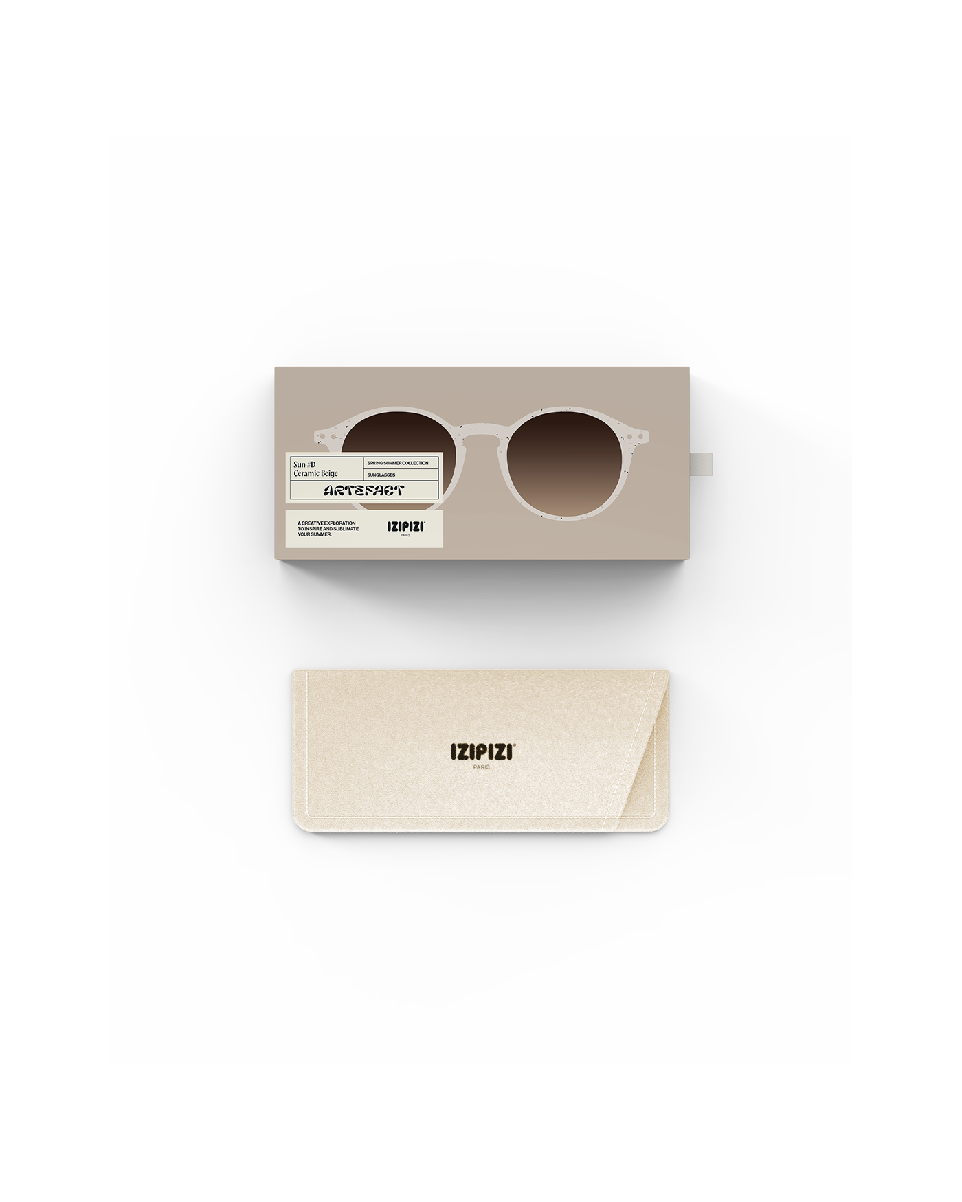 Slnečné okuliareE SUN Ceramic Beige