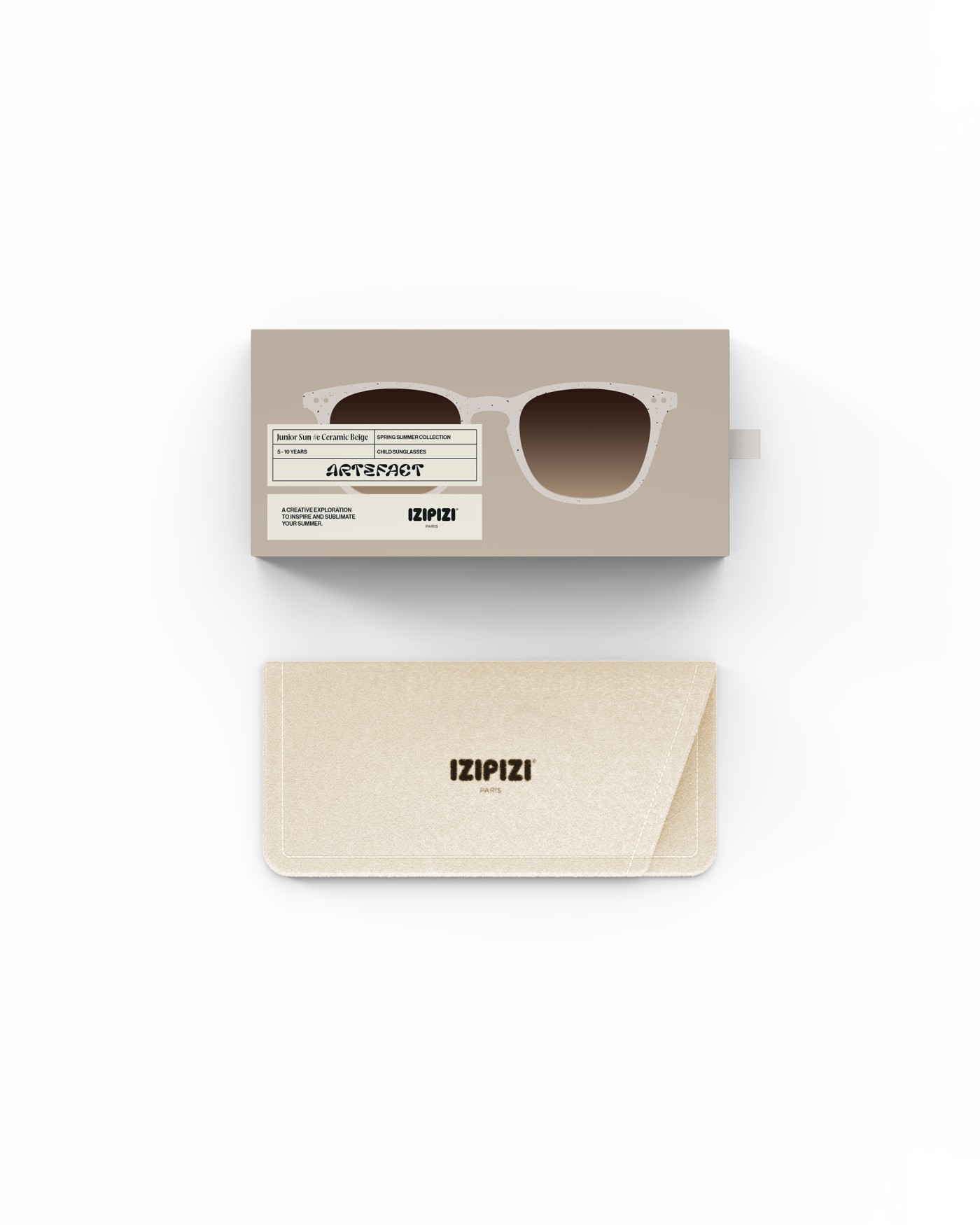 Detské slnečné okuliareE Ceramic Beige