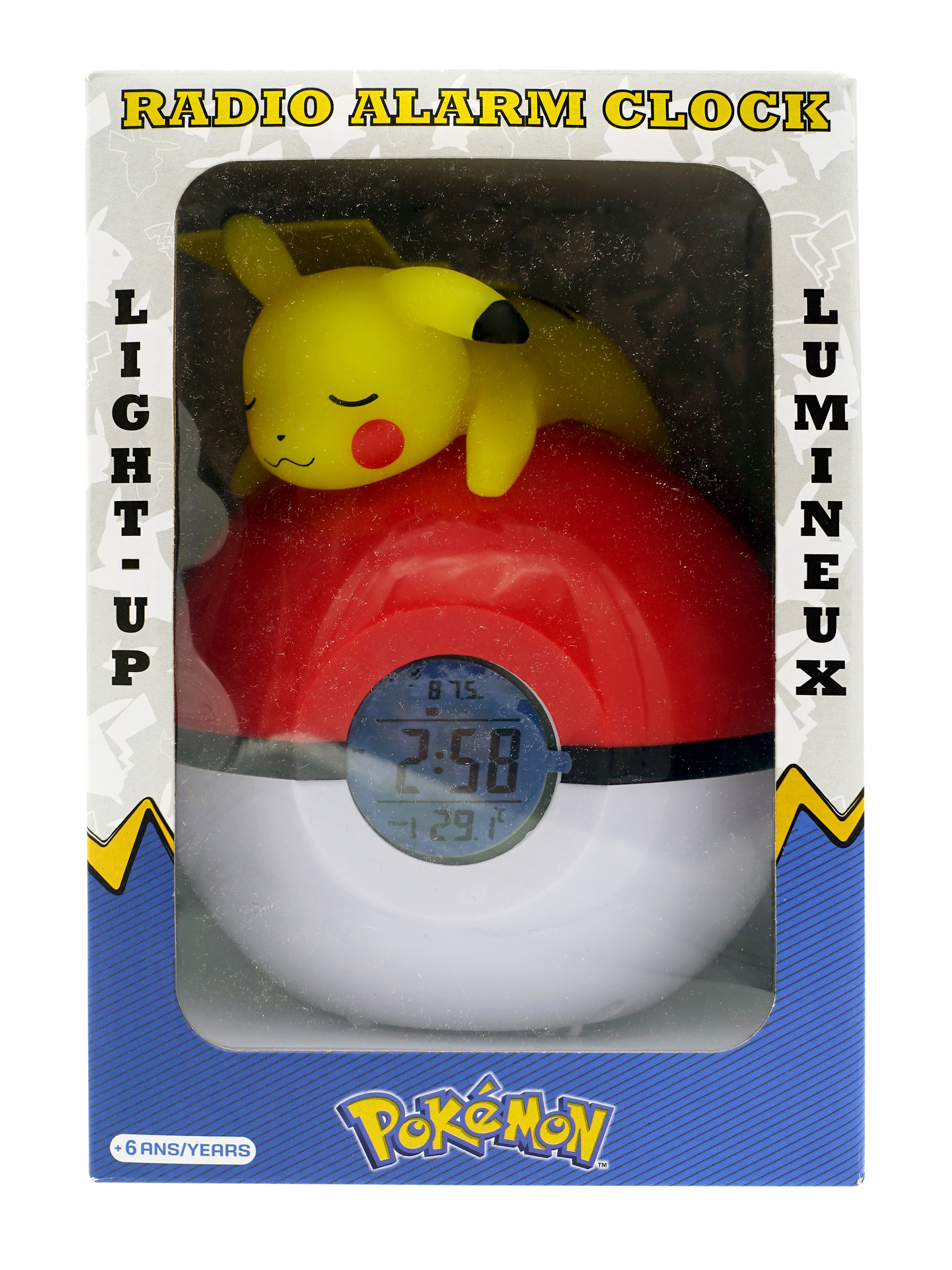 Teknofun Pokémon - Pikachu svietaci radiobudík 16cm