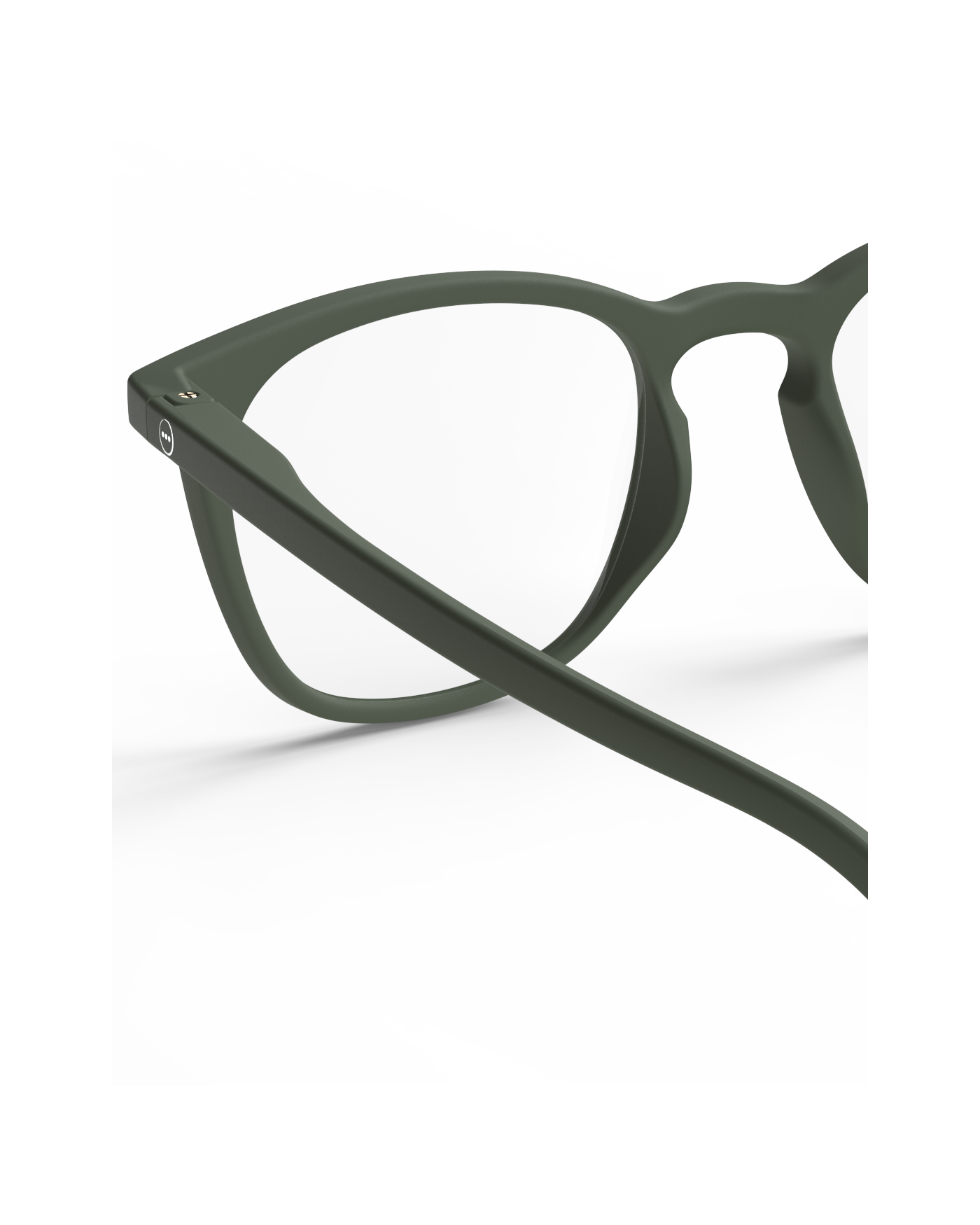 Dioptrické okuliare E Reading Kaki Green +1,5