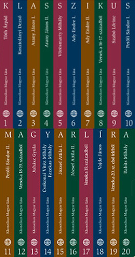 Klasszikus magyar líra 1-20.