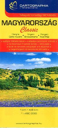 Magyarország/Hungary 1:450 000 - Országtérkép