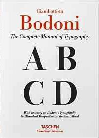 Manual of Typography, Bodoni