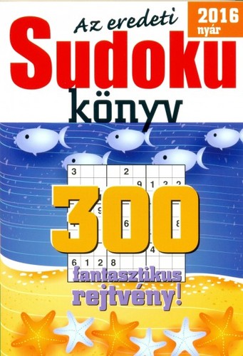 Az eredeti Sudoku könyv 2016 nyár