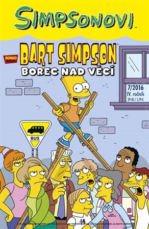 Kniha Simpsonovi - Bart Simpson 7/2016: Borec nad věcí