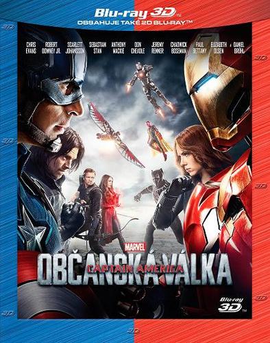 Captain America: Občanská válka 2BD (3D+2D)