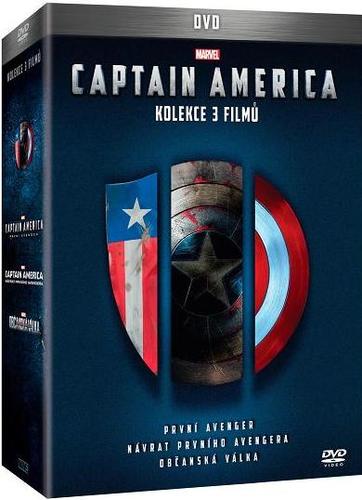 Captain America trilogie 1.- 3. 3DVD