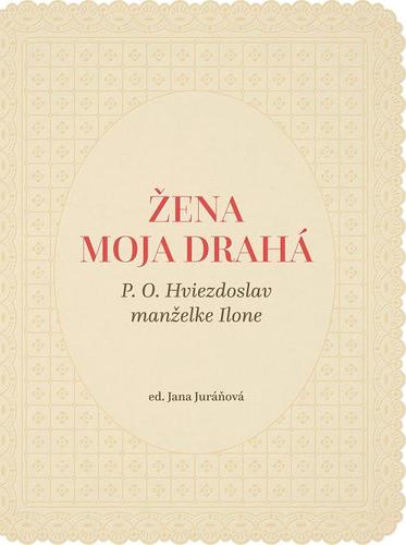 Kniha Žena moja drahá. P. O. Hviezdoslav manželke Ilone