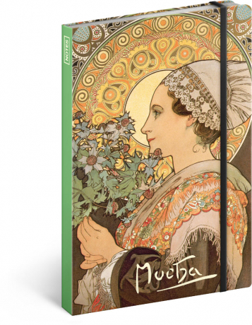 Notes Alfons Mucha – Bodlák, linajkový