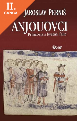 Lacná kniha Anjouovci – Princovia s kvetmi ľalie