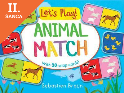 Lacná kniha Let's Play! Animal Match