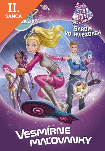 Lacná kniha Barbie vo hviezdach Vesmírne maľovanky