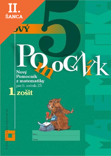 Lacná kniha Nový pomocník z matematiky 5 - 1. časť pracovná učebnica