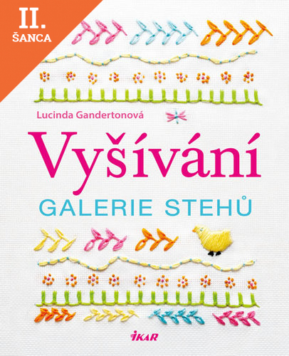 Lacná kniha Vyšívání – galerie stehů