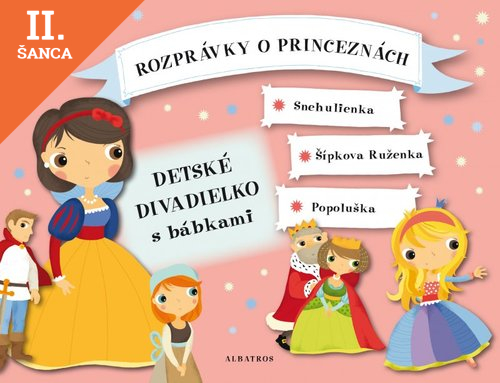 Lacná kniha Rozprávky o princeznách - Detské divadielko s bábkami