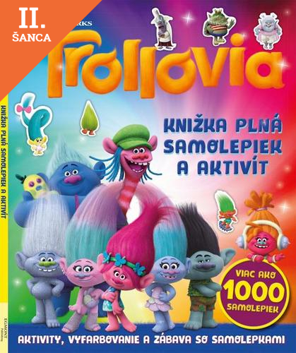 Lacná kniha Trollovia - Knižka plná samolepiek a aktivít
