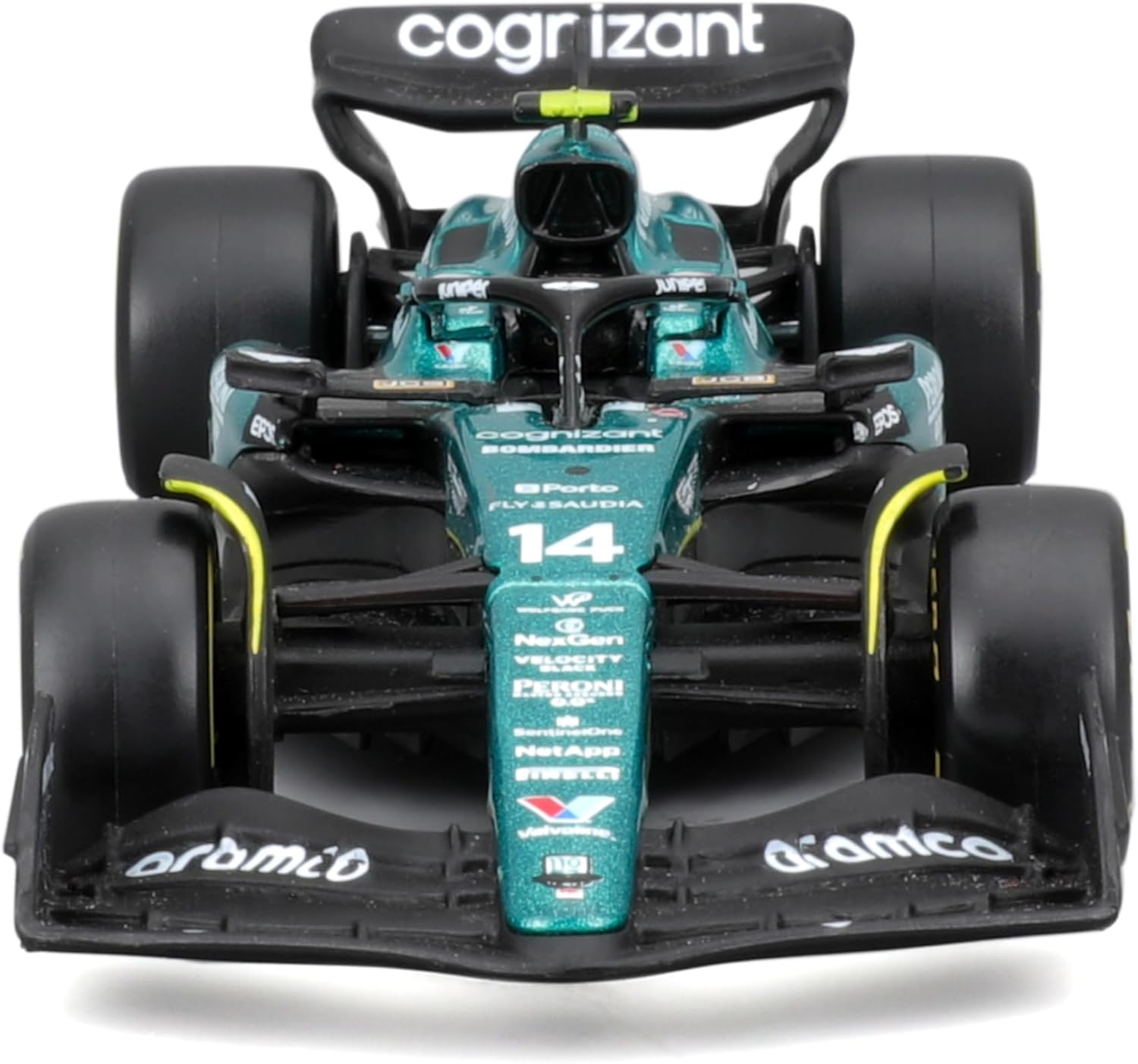 Bburago 1:43 RACE Formula F1 - Aston Martin  AMR23 (2023) 14 Fernando Alonso